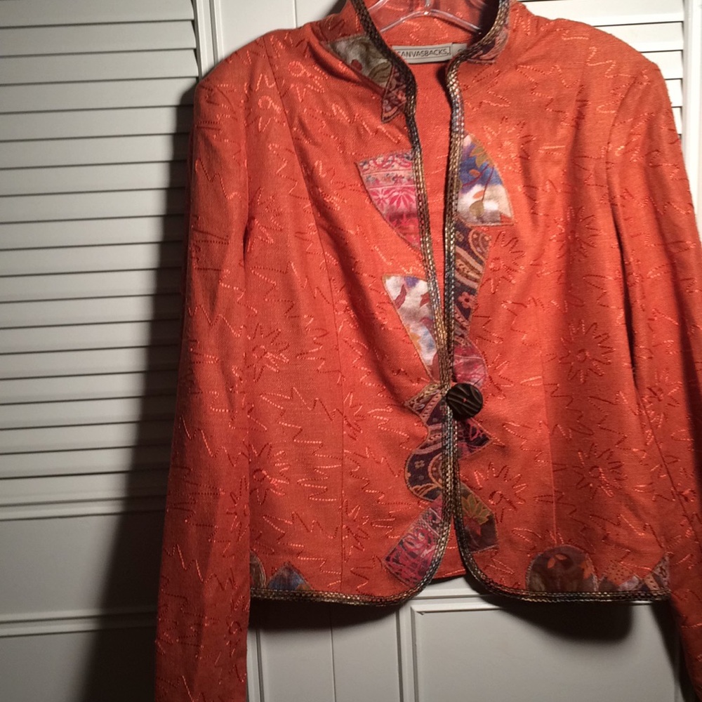 Jacket 10, Canvasback silk blend vivid cool topper